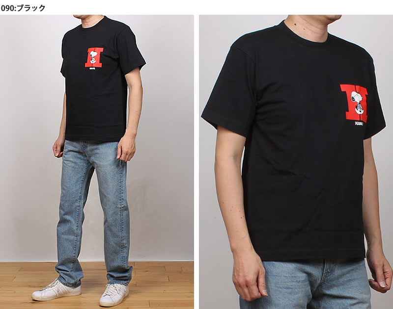 BEEFY-T Hanes ヘインズ PEANUTS x ビーフィー クルーネック 半袖T 