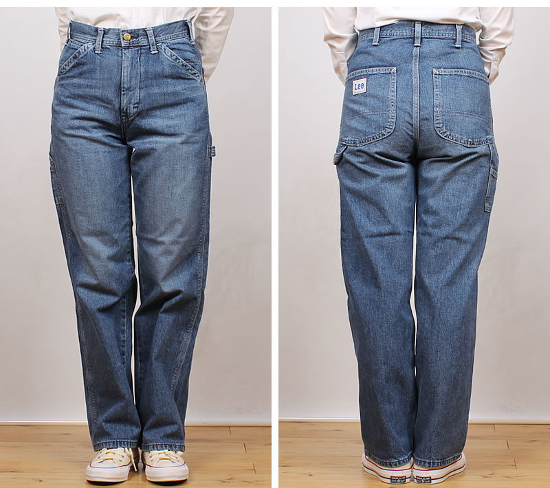 値下げ⭕️ lonely 論理 #八 鳶パンツ Lee 【10%OFF】Lee レディース『DUNGAREES』ペインターパンツ