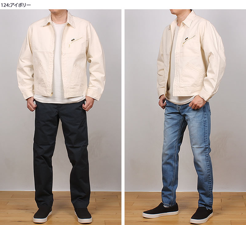Lee リー ジップアップ ブルゾン 91-B ジャケット ダンガリーズ DUNGAREES デニム ツイル LM7238 Gジャン ジージャン メンズ | Lee | 07