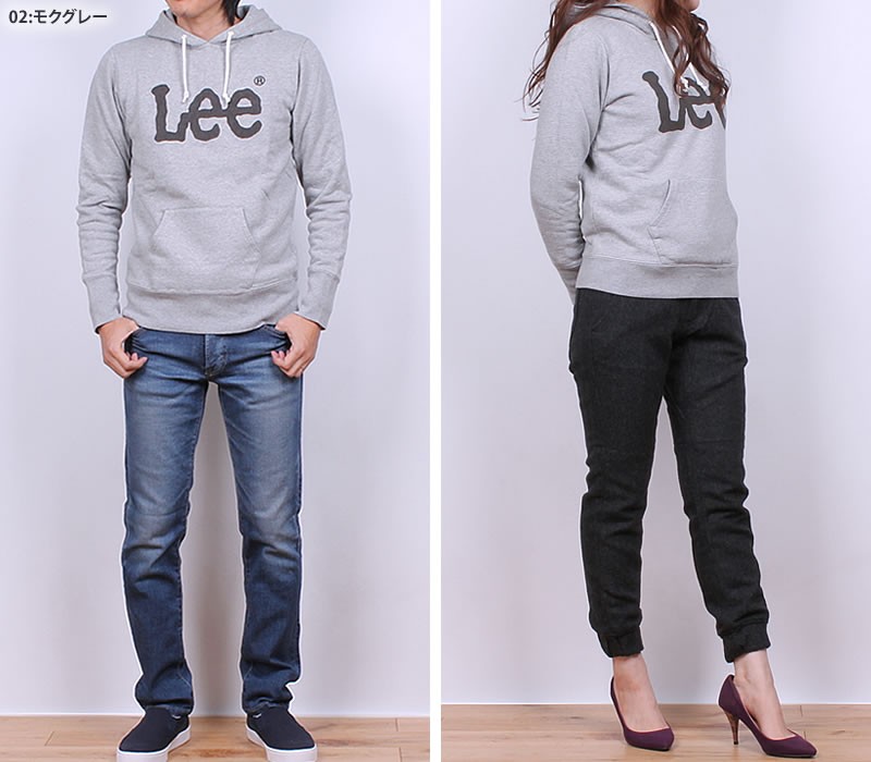 ≪XS・Sサイズ≫ SALE Lee ロゴプリント スウェット プルパーカ
