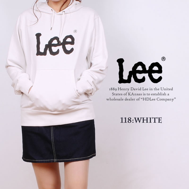 Lee（リー） ≪M・Lサイズ≫ SALE Lee ロゴ プリント スウェットパーカ
