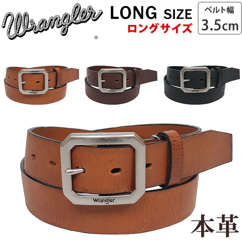 Wrangler（ラングラー） ギャリソン レザー ベルト 3.5cm 35mm 本革