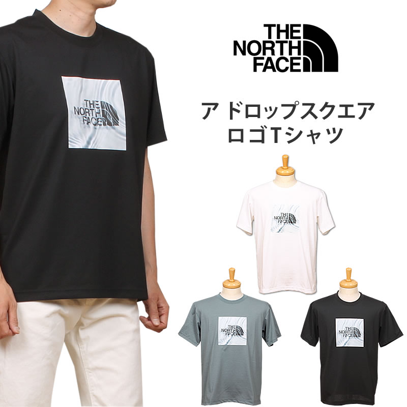 SALE THE NORTH FACE ザ・ノース・フェイス S/S A Drop Square Logo Tee ショートスリーブ　ア ドロップ  スクエアロゴ TシャツNT32242