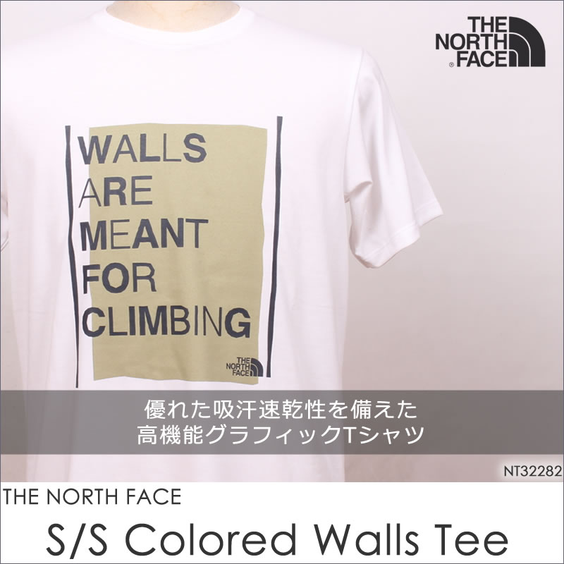 SALE THE NORTH FACE ザ ノースフェイス S/S Colored Walls Tee 