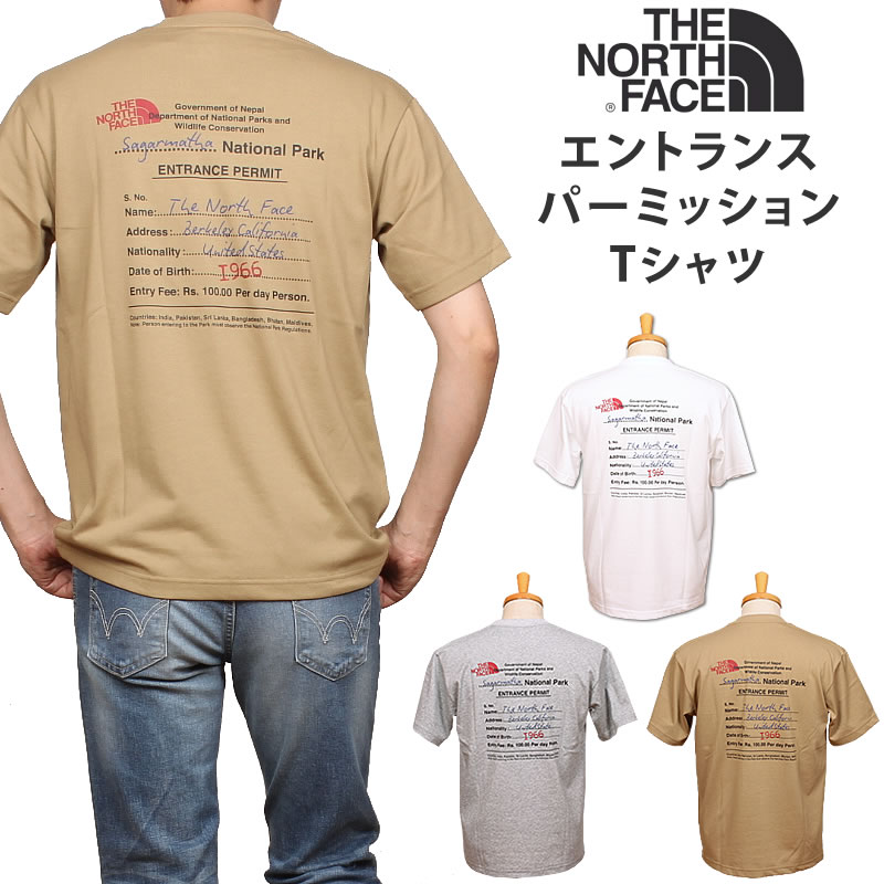 THE NORTH FACE ザ ノースフェイス S/S Entrance Permission Tee エントランス パーミッション Tシャツ  ショートスリーブ NT32340