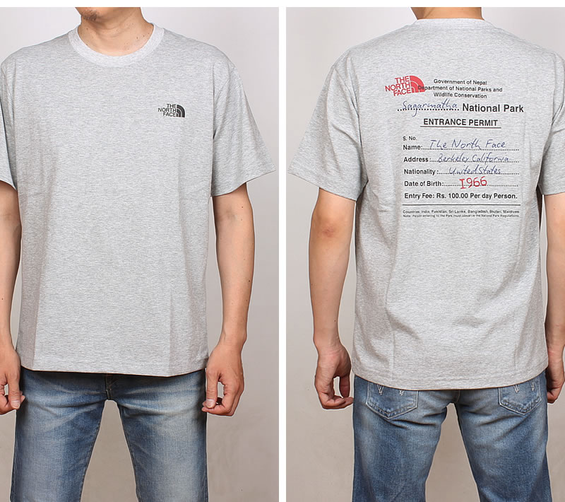 THE NORTH FACE ザ ノースフェイス S/S Entrance Permission Tee