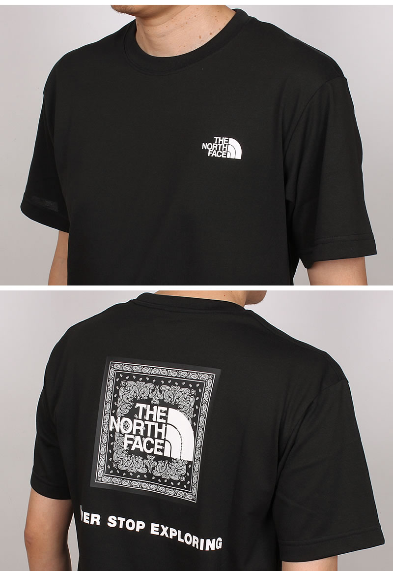 THE NORTH FACE ザ・ノース・フェイス S/S Bandana Square Logo Tee バンダナスクエアロゴ Tシャツ  ショートスリーブ NT32349 : tnf--nt32349 : AXS SANSHIN Yahoo!ショップ - 通販 - Yahoo!ショッピング