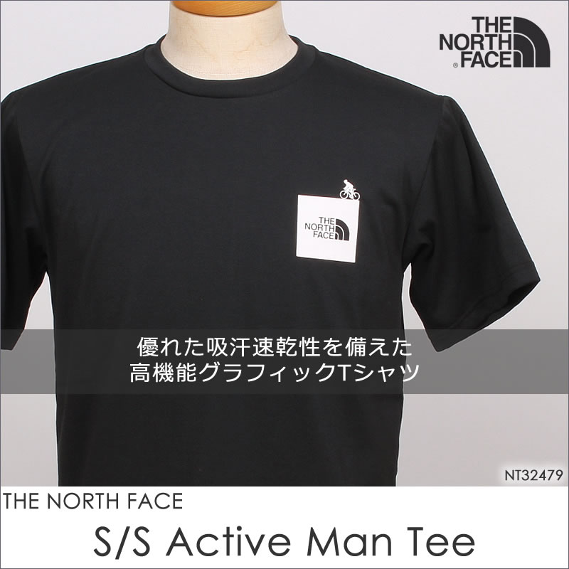 THE NORTH FACE ザ ノースフェイス アクティブマン Tシャツ S/S Active Man Tee NT32479｜axs-sanshin｜02