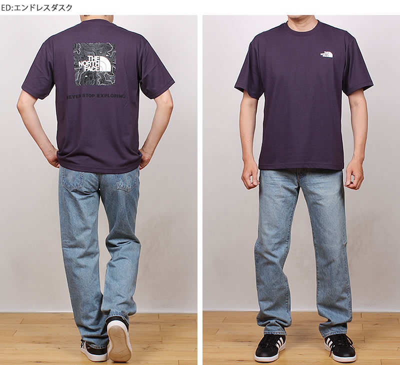 THE NORTH FACE（ザ ノースフェイス） バックスクエアトラバースロゴ T