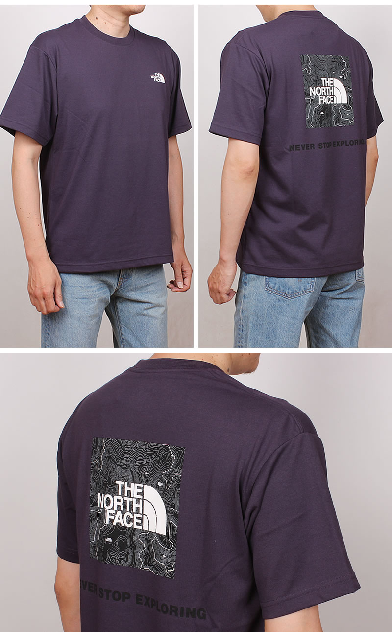 THE NORTH FACE（ザ ノースフェイス） バックスクエアトラバースロゴ T