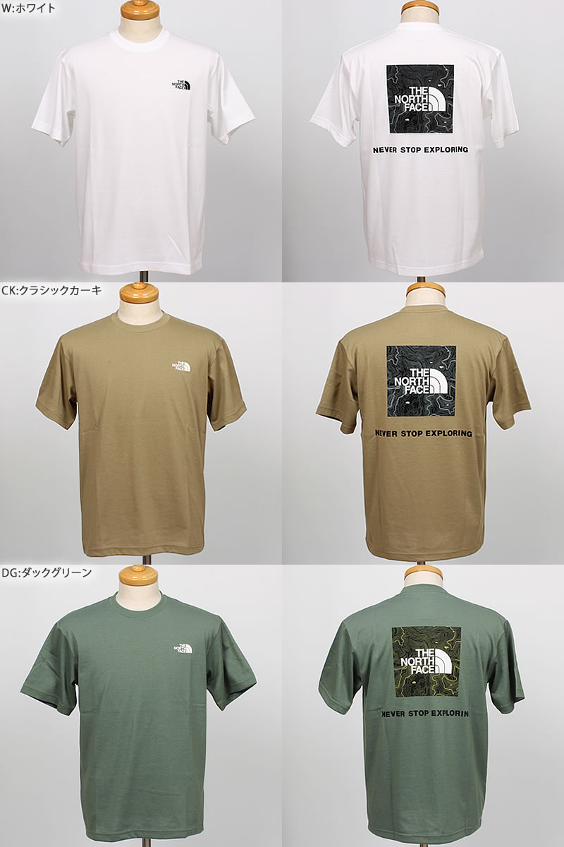 THE NORTH FACE（ザ ノースフェイス） バックスクエアトラバースロゴ T