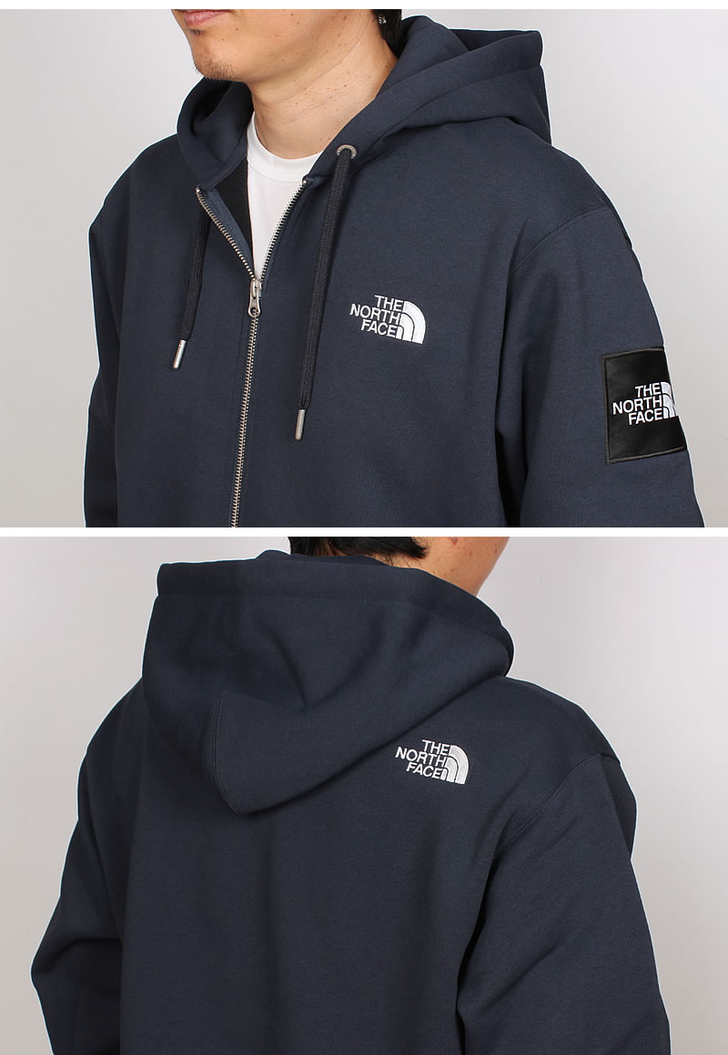 5%OFF】THE NORTH FACE ザ ノースフェイス スクウェア ロゴ フルジップ 