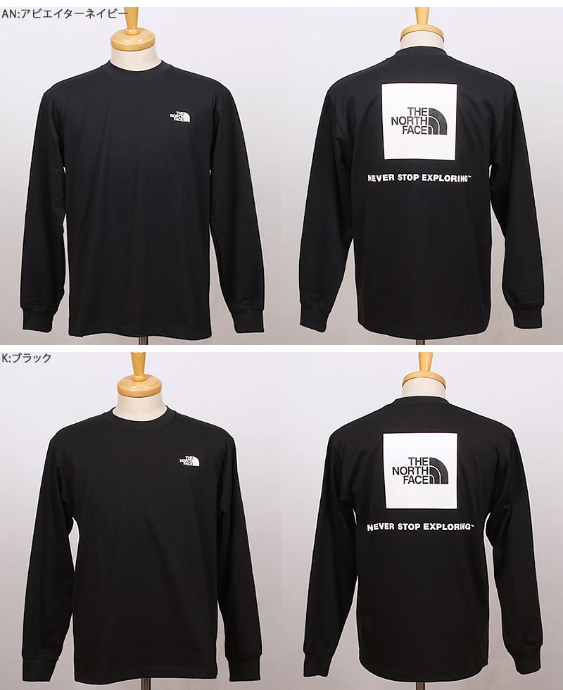 5%OFF THE NORTH FACE ザ ノースフェイス L/S Back Square Logo Tee ロングスリーブ　 バックスクエアロゴTシャツ　NT82131