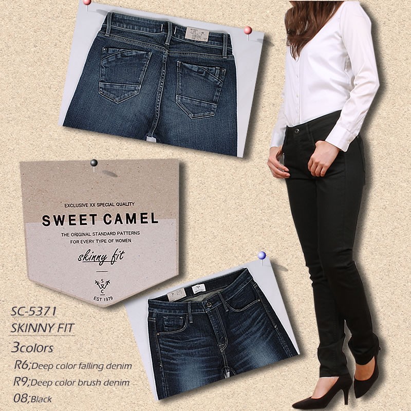 SALE SweetCamel スウィートキャメル レディース ジーンズ スキニー ストレッチ スイートキャメル SC5371 : sweetcamel--sc5371  : AXS SANSHIN Yahoo!ショップ - 通販 - Yahoo!ショッピング