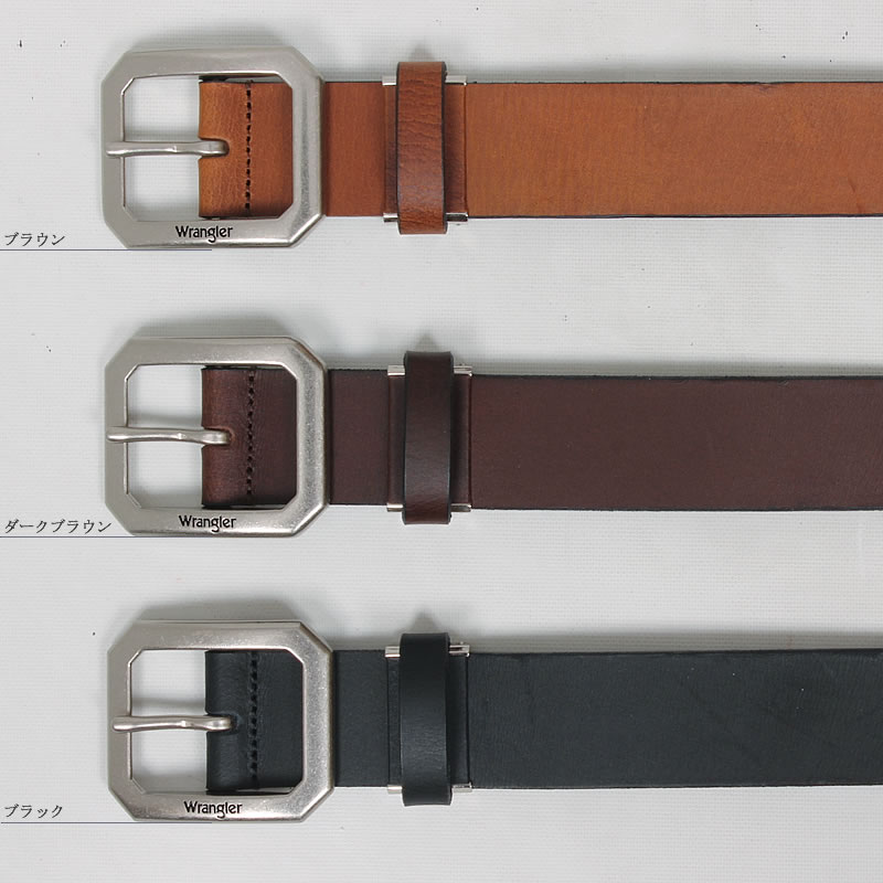 Wrangler（ラングラー） ギャリソン レザー ベルト 3.5cm 35mm 本革