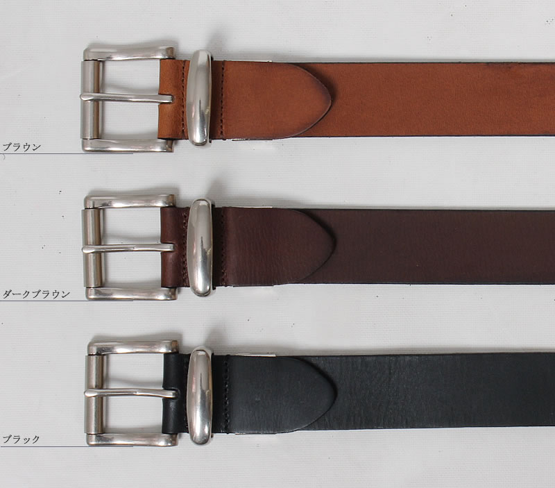 Wrangler（ラングラー） スタッズ レザー ベルト 3.5cm 35mm 本革 牛革