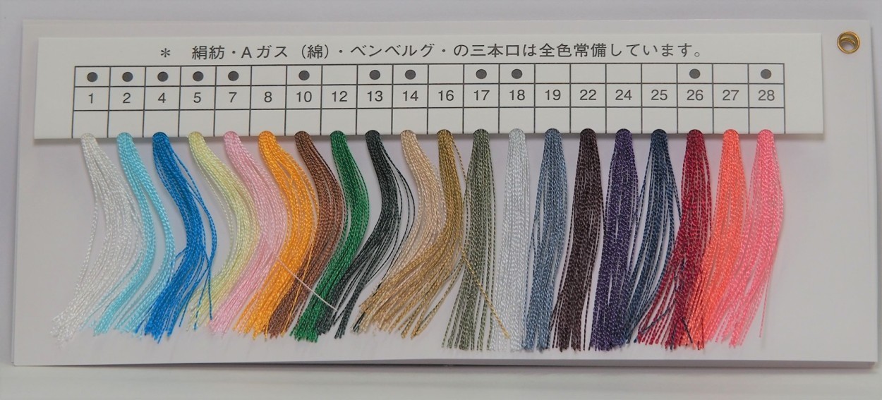 期間限定10％OFF／ 都羽根 絹手ぬい糸 9号 カード巻 40m 8.銀鼠 (H)_6b_ 和洋裁材料