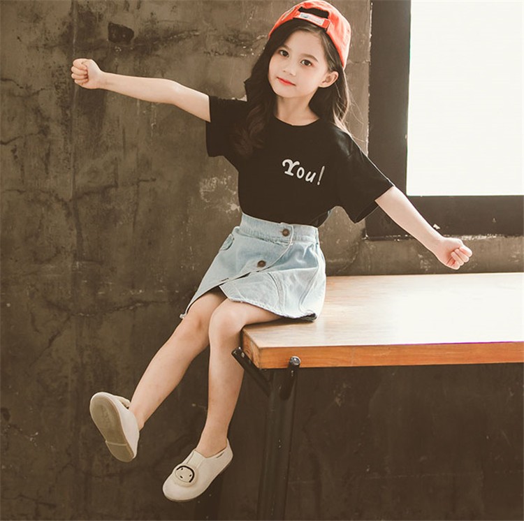 価格交渉OK送料無料 子供服 セットアップ キッズ 女の子 夏 2点セット 上下セット Tシャツ 半袖 肩出し スカート スポーツウェア ジュニア  おしゃれ 可愛い カジュアル 小学生 新品