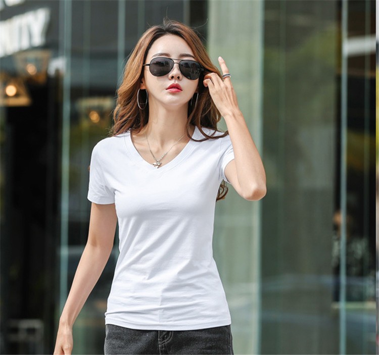 Tシャツ レディース カットソー 半袖 おしゃれ 夏 トップス 白 丸首 Vネック シンプル 無地 薄手 ゆったり カジュアル きれいめ 通勤 OL  着痩せ 30代 40代 :y450485:アユストア - 通販 - Yahoo!ショッピング