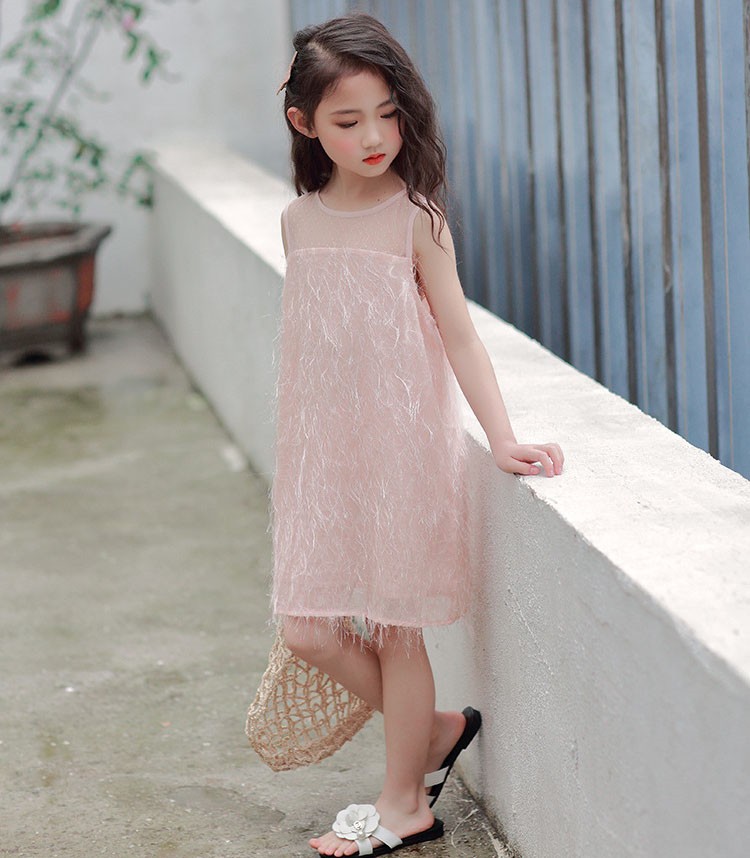 子供服 ワンピース キッズ 女の子 春夏 子供ドレス dress 韓国子供服 ジュニア レースワンピース 膝丈 ノースリーブ カジュアル おしゃれ  可愛い 小学生 通学着 :y451229:アユストア - 通販 - Yahoo!ショッピング