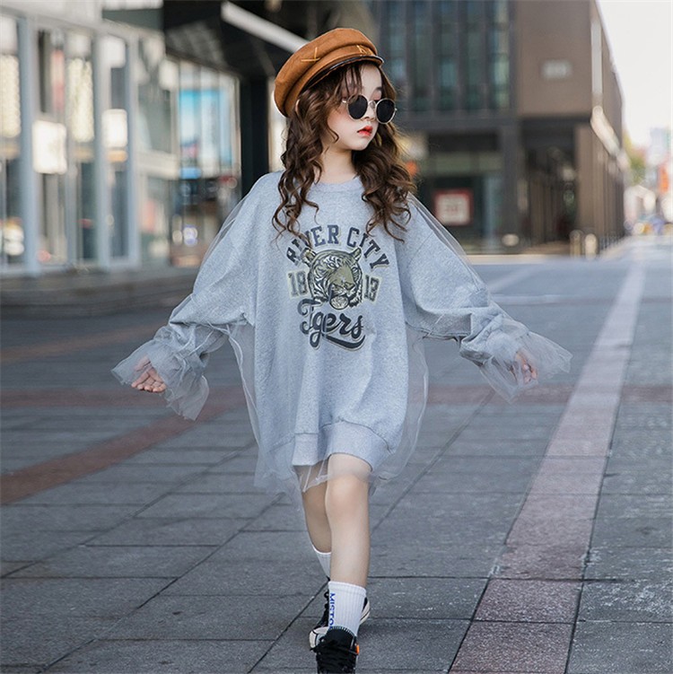 子供服 ワンピース 長袖 春秋 女の子 キッズワンピース ロングTシャツ