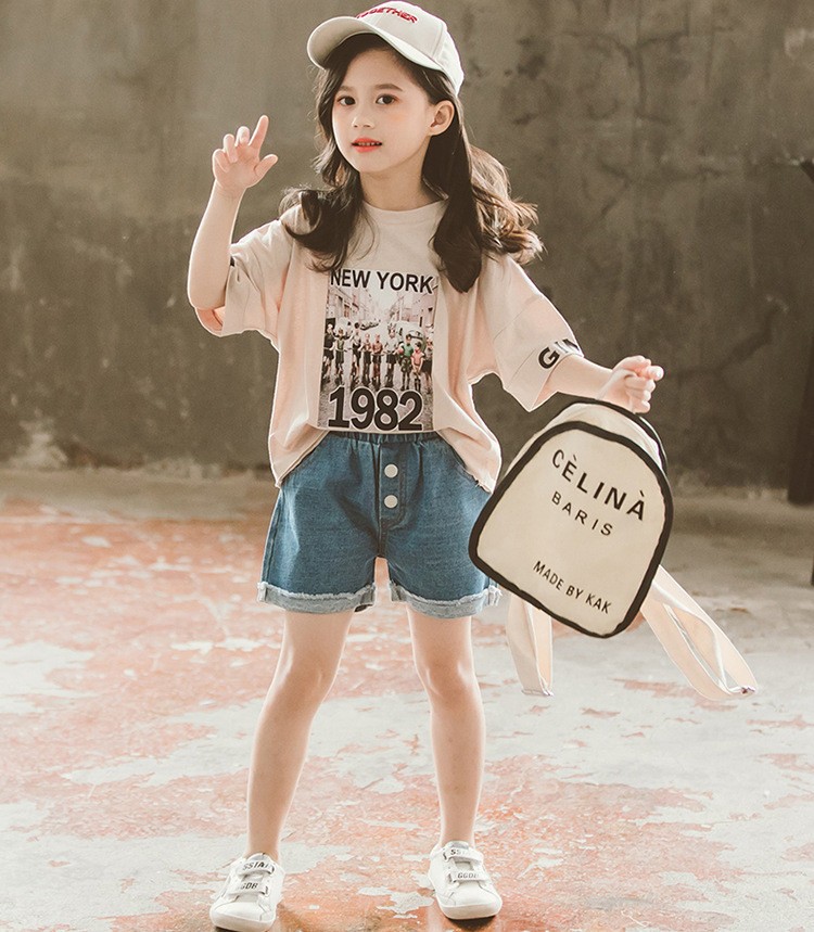 子供服 セットアップ キッズ 女の子 春夏 2点セット 上下セット T ...