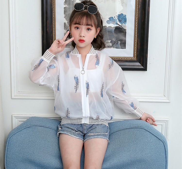 UVカット パーカー キッズ ファスナー 子供服 女の子 夏 長袖 紫外線対策 日焼け防止 薄手 ジップアップ ラッシュガード 羽織り 虫よけ  冷房対応 吸汗速乾 新品 :y454435:アユストア - 通販 - Yahoo!ショッピング