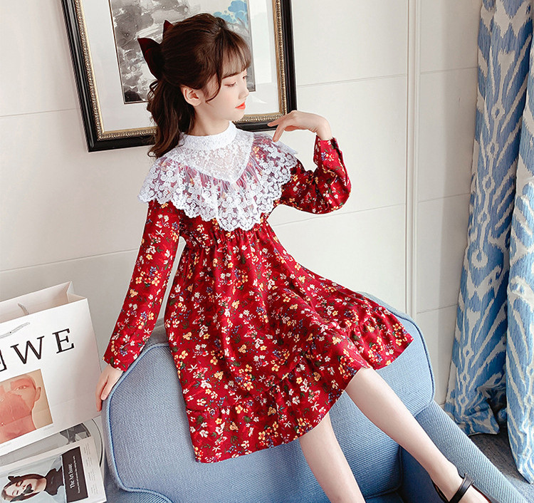 爆熱 子供服 ワンピース 160 韓国子供服 女の子 キッズ 春服 長袖 シャツワンピース 子供ドレス Dress 子ども服 ベビー服 お姫様 おしゃれ 可愛い カジュアル 新品 格安 Helpit Me