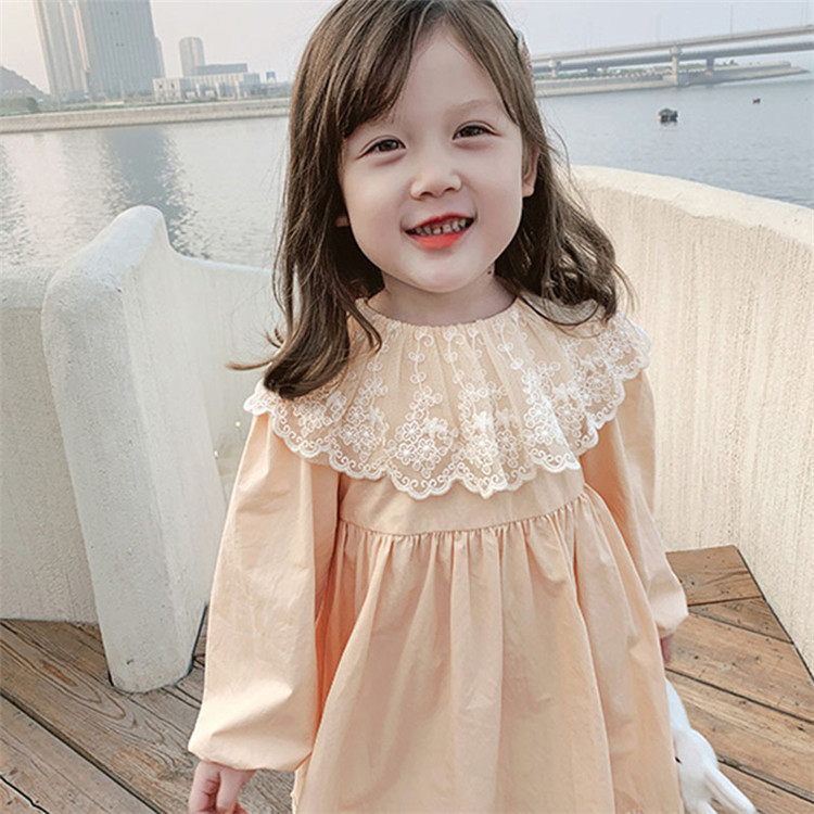 子供服 ワンピース ピンク 韓国子供服 キッズ 女の子 長袖ワンピース レース 春服 子供ドレス Dress 子ども服 ベビー服 お姫様 おしゃれ 可愛い カジュアル 新品 Y アユストア 通販 Yahoo ショッピング