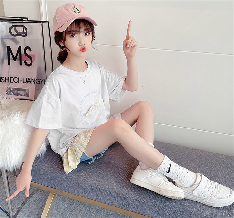 子供服 セットアップ キッズ 女の子 夏服 トップス 半袖 tシャツ デニムパンツ ハーフパンツ 韓国子ども服 ジュニア ベビー服 おしゃれ 可愛い  カジュアル 新品 :y457683:アユストア - 通販 - Yahoo!ショッピング