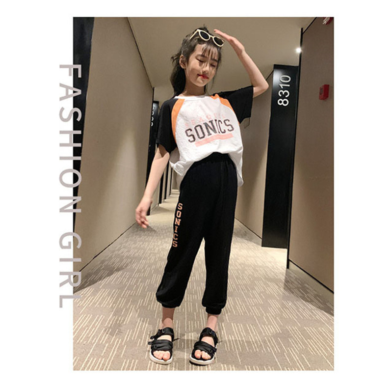 ジャージ キッズ 上下 女子 子供服 半袖 tシャツ ズボン 夏 セットアップ ロングパンツ ジャージパンツ スポーツウェア 可愛い おしゃれ 新品 120  150 160 130 :y458403:アユストア - 通販 - Yahoo!ショッピング