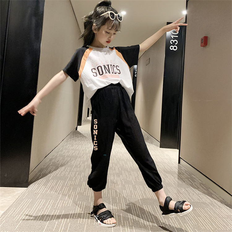 ジャージ キッズ 上下 女子 子供服 半袖 tシャツ ズボン 夏 セットアップ ロングパンツ ジャージパンツ スポーツウェア 可愛い おしゃれ 新品 120  150 160 130 :y458403:アユストア - 通販 - Yahoo!ショッピング