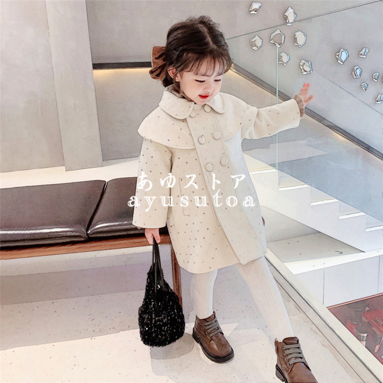 ダッフルコート キッズ 子供服 女の子 冬服 ロングコート トレンチコート ジャケット アウター 韓国子供服 ベビー服 赤ちゃん 女児 暖かい  おしゃれ 可愛い 新品 :y459551:アユストア - 通販 - Yahoo!ショッピング