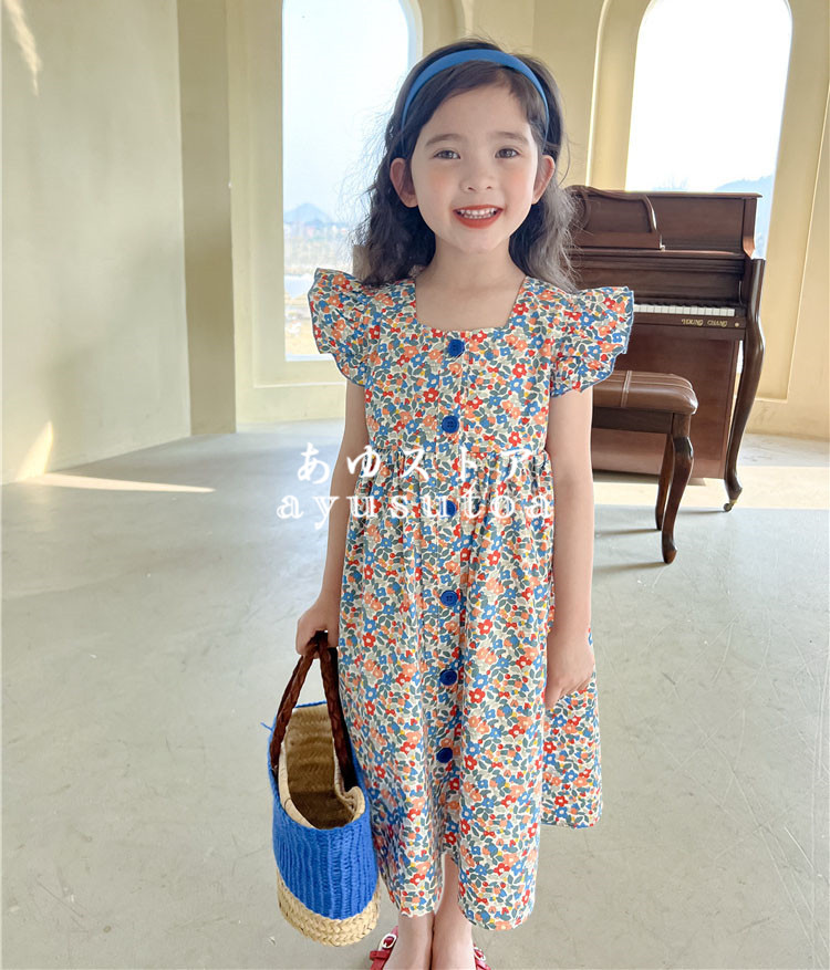 子供服 ワンピース キッズ 夏 女の子 花柄ワンピース 韓国子供服 ベビー服 子供ドレス 結婚式 お姫様 誕生日 七五三 おしゃれ 可愛い 新品 140cm 130cm 120cm :y750614:アユストア - 通販 - Yahoo!ショッピング