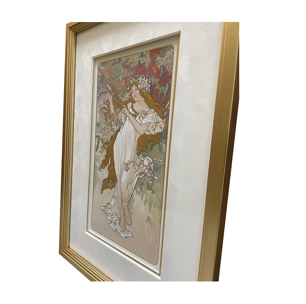 アルフォンス・ミュシャ ≪夢想≫ 1897年｜絵画・リトグラフ版画