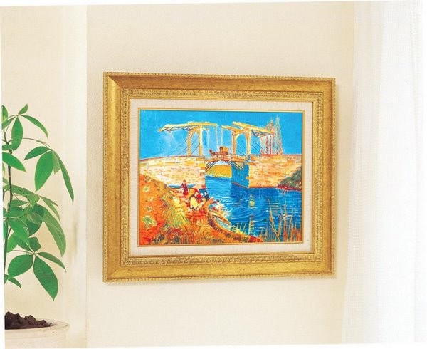 絵画 額絵 ゴブラン額絵 窓から眺める丘 壁掛け 額入り アート アートパネル 絵画 窓から眺める丘 フランス・ゴブラン織り使用 キャンバス 額