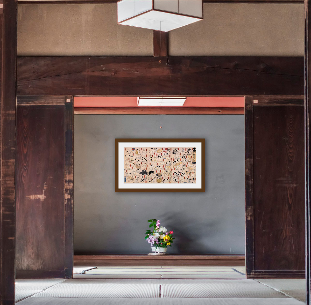 絵画 和楽シリーズ インテリアアート 浮世絵 歌川 国芳/相馬の古内裏_1