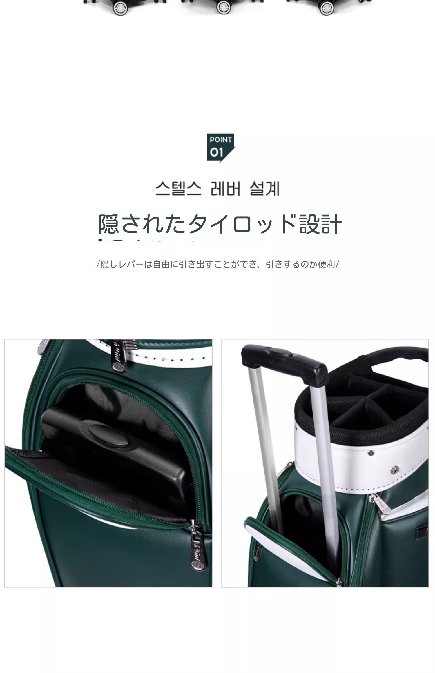 PGM 韓国風 ゴルフバッグ男女兼用キャリーバッグ golfクラブケース 四