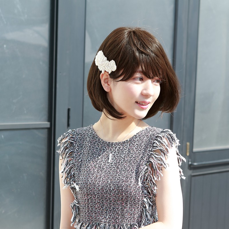 帽子ウィッグモデル着用