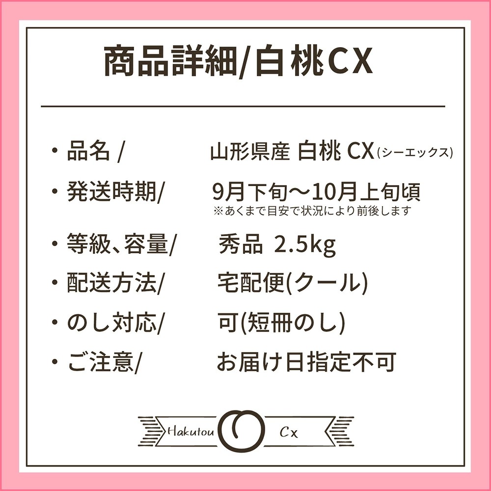 硬い桃 白桃 秀品 白桃CX 2.5kg 山形県産 送料無料 固い桃 かたい桃 かため 硬め 期間限定 産地直送 山形 シーエックス : mm-124  : グルメギフトお取り寄せ山形eLab - 通販 - Yahoo!ショッピング