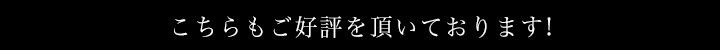 こちらもご好評いただいております