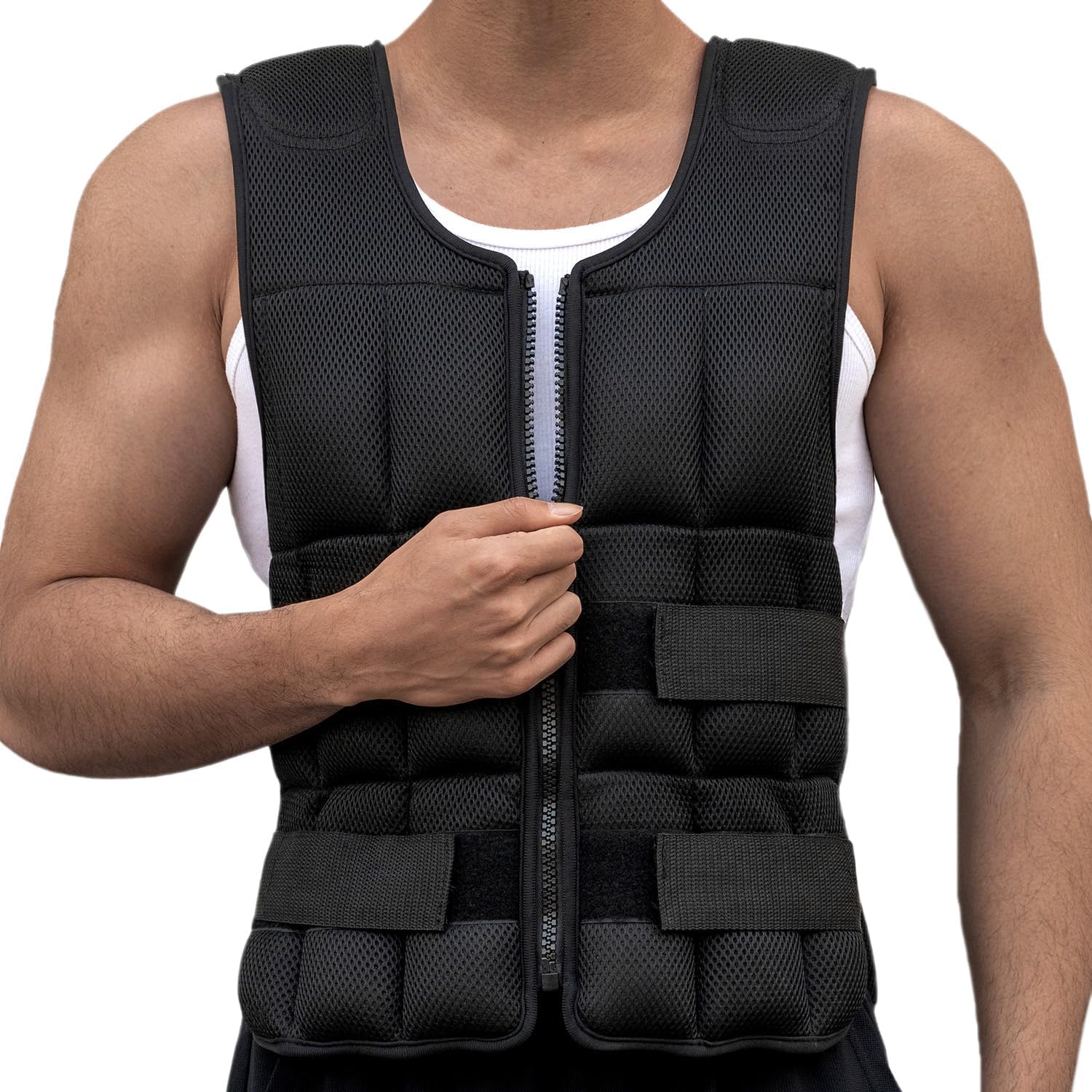 AIFY ウエイトベスト 10kg ウェイトベスト 重り ジャケット ダンベル