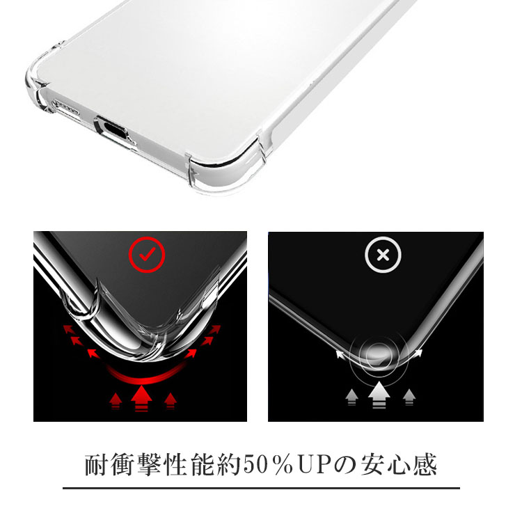 Galaxy A53 5G 耐衝撃クリアソフトケース