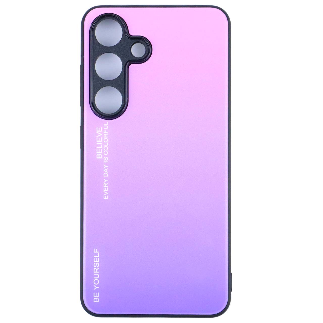 Samsung Galaxy A55 5G パープル 本体 + ケース Galaxy A55 5G ケース グラデーション ハイブリット