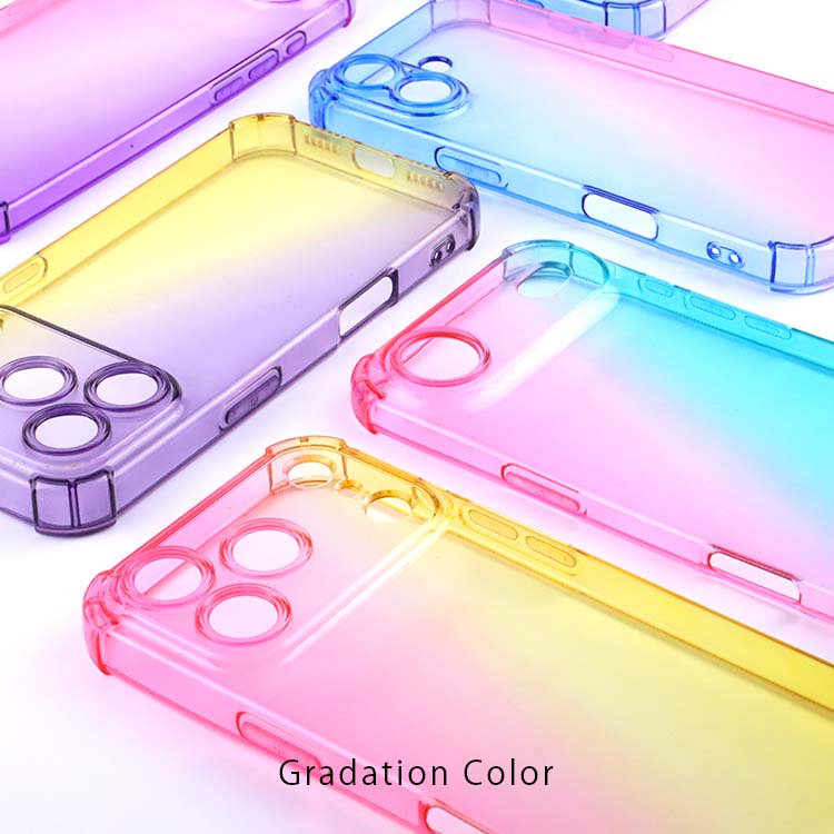 iPhone17 ケース Air Pro Max グラデーション 耐衝撃 ソフト