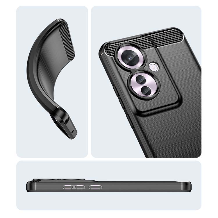 OPPO RENO11 A カーボンケースセット OPPO Reno11 A 手帳型 薄型 カーボンファイバー スマートフォン用