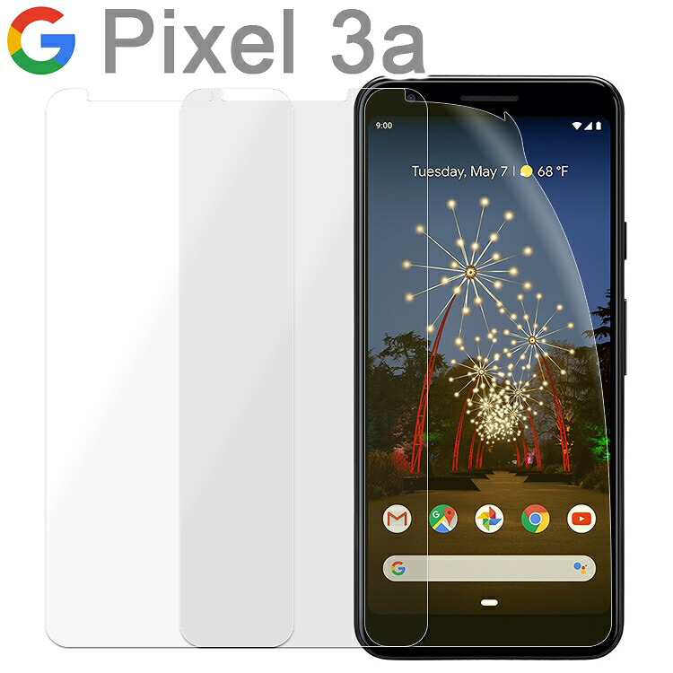 Google Pixel 3a 保護フィルム pixel3a ピクセル3a PET 保護フィルム フィルム