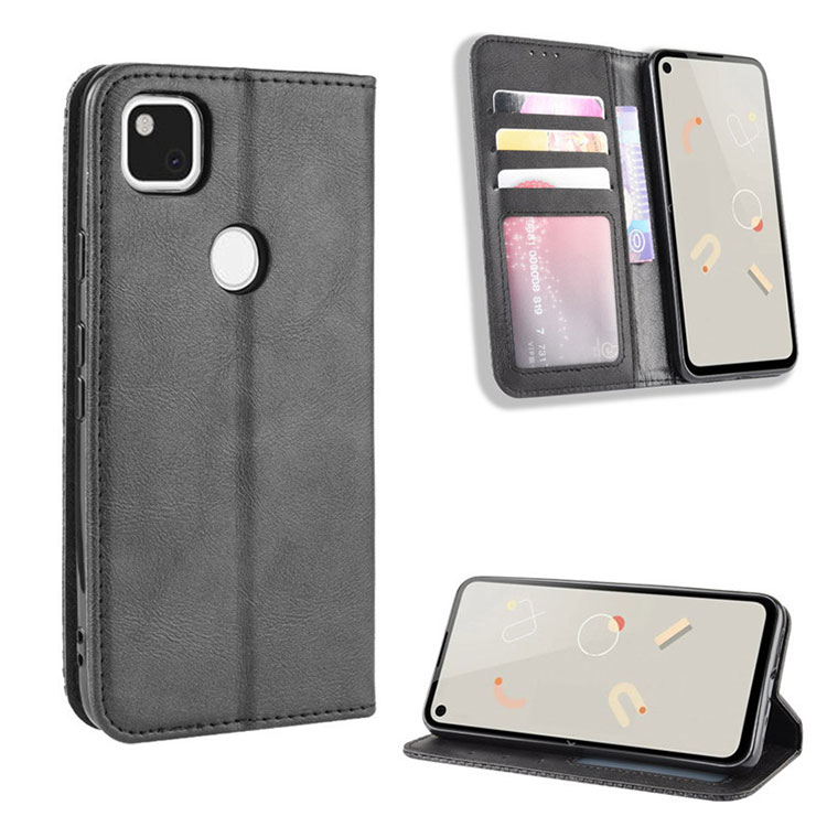 Pixel 4a 5G チェックライン手帳ケース