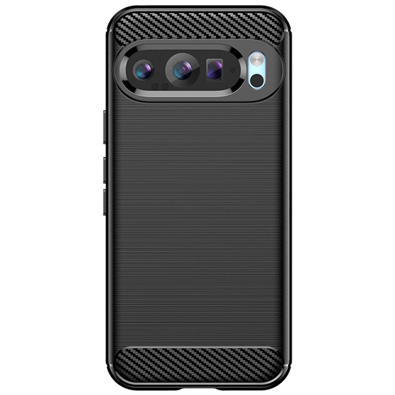 Google Pixel 9 ケース Pro ProXL カーボン調 薄型 耐衝撃 ソフト