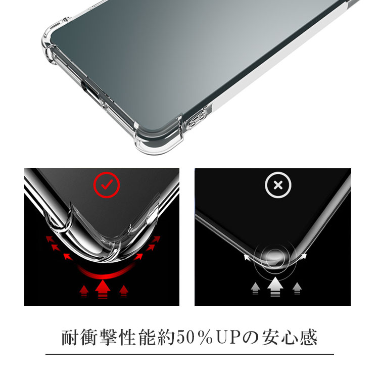 Xperia 1 IV 耐衝撃クリアソフトケース